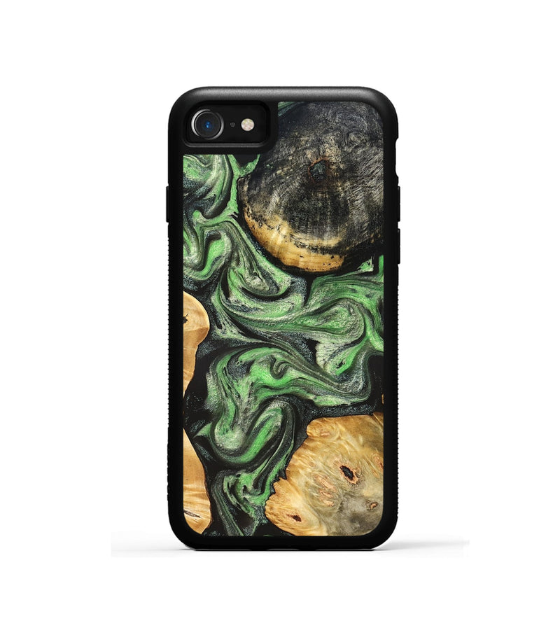 iPhone SE Wood Phone Case - Green (Green, 824234)