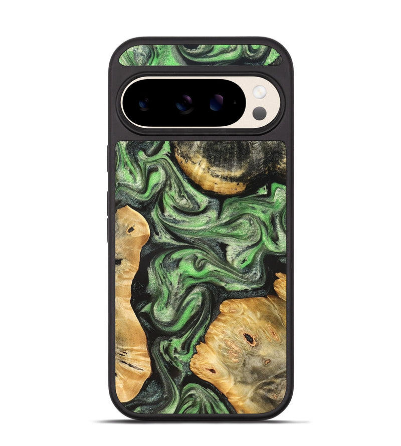 Pixel 10 Wood Phone Case - Green (Green, 824234)