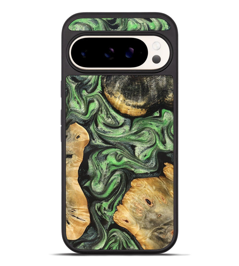 Pixel 10 Pro XL Wood Phone Case - Green (Green, 824234)