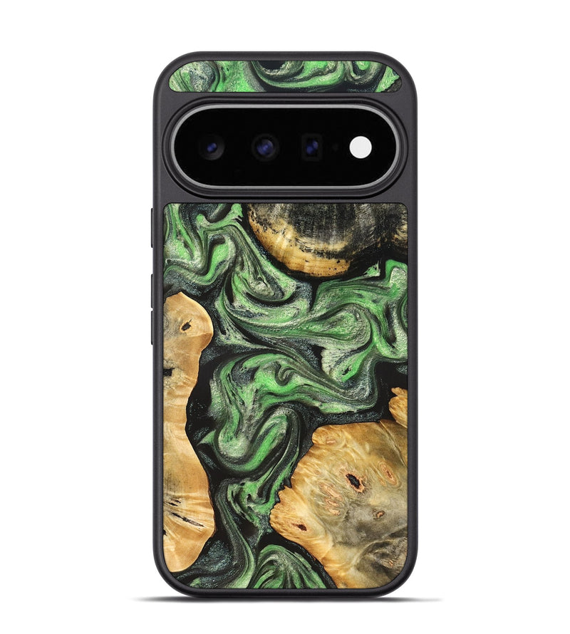 Pixel 11 Pro Wood Phone Case - Green (Green, 824234)