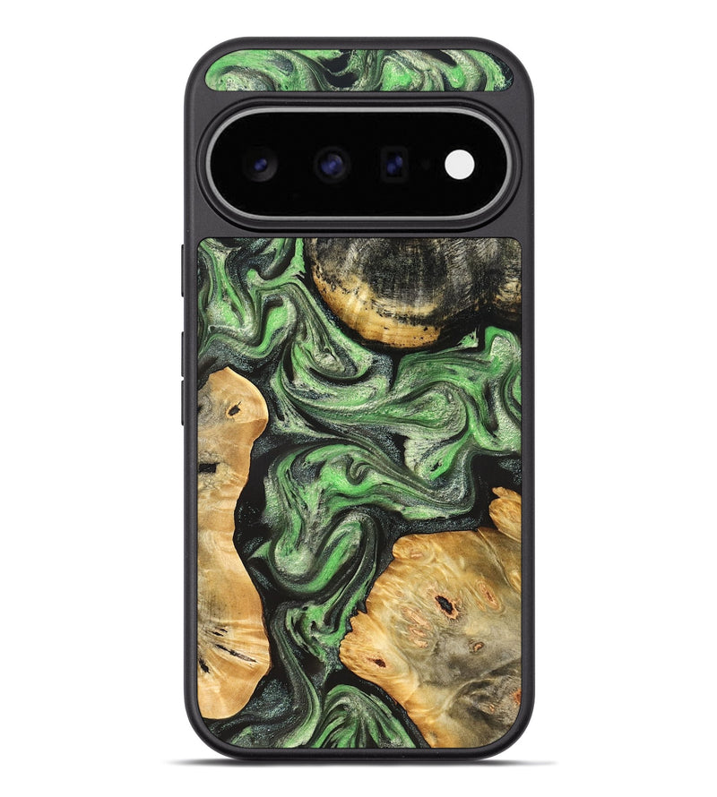 Pixel 11 Pro XL Wood Phone Case - Green (Green, 824234)