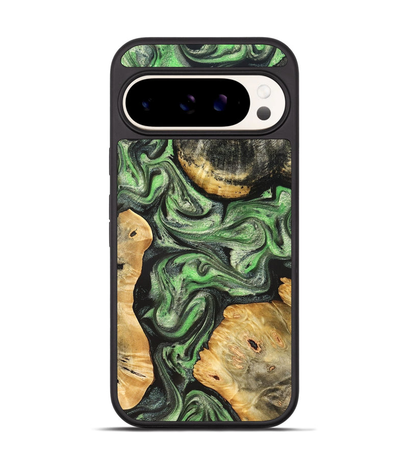Pixel 9 Pro Wood Phone Case - Green (Green, 824234)