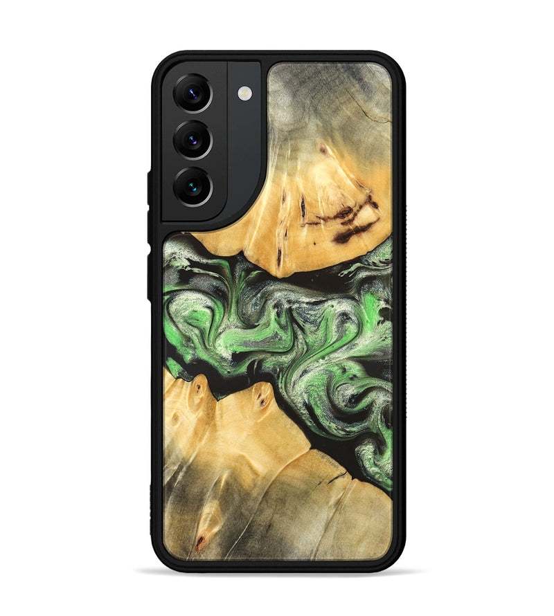 Galaxy S22 Plus Wood Phone Case - Justina (Green, 824235)
