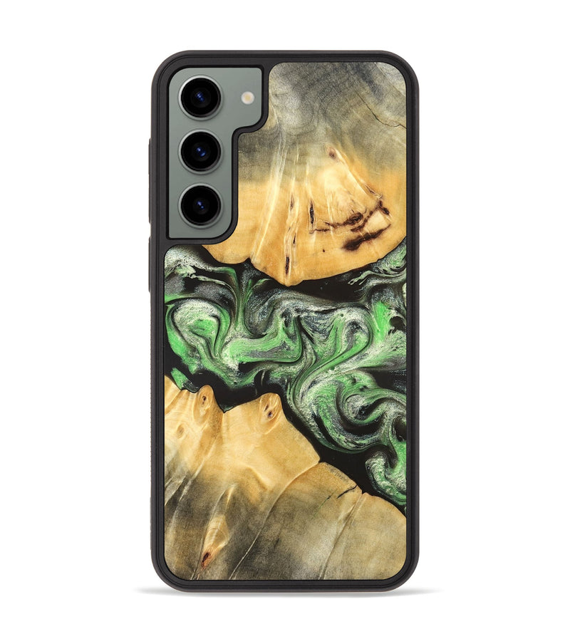 Galaxy S23 Plus Wood Phone Case - Justina (Green, 824235)