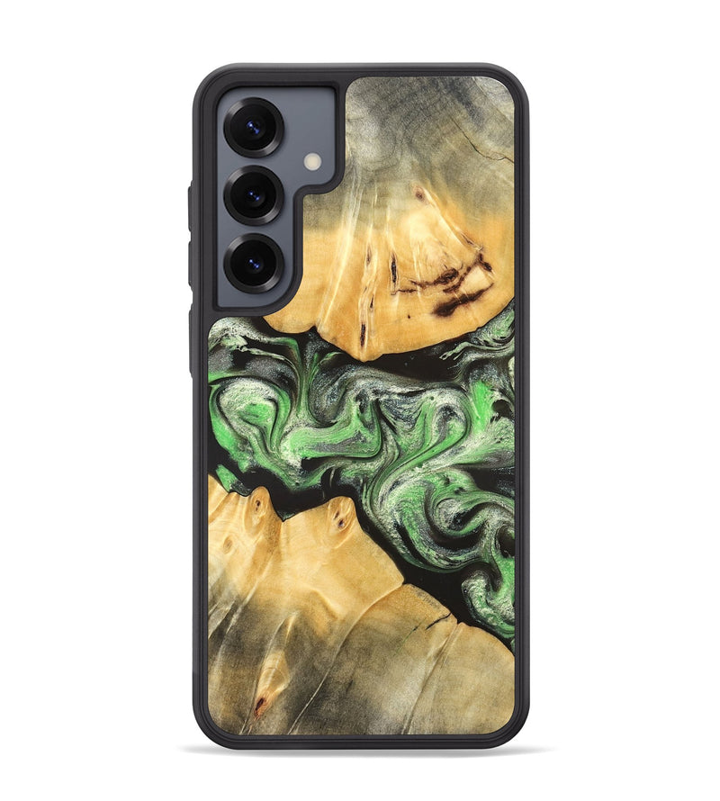 Galaxy S25 Plus Wood Phone Case - Justina (Green, 824235)