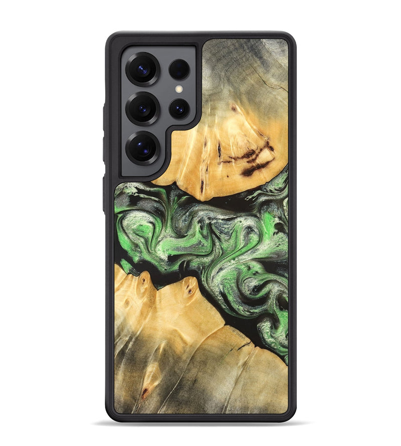 Galaxy S25 Ultra Wood Phone Case - Justina (Green, 824235)
