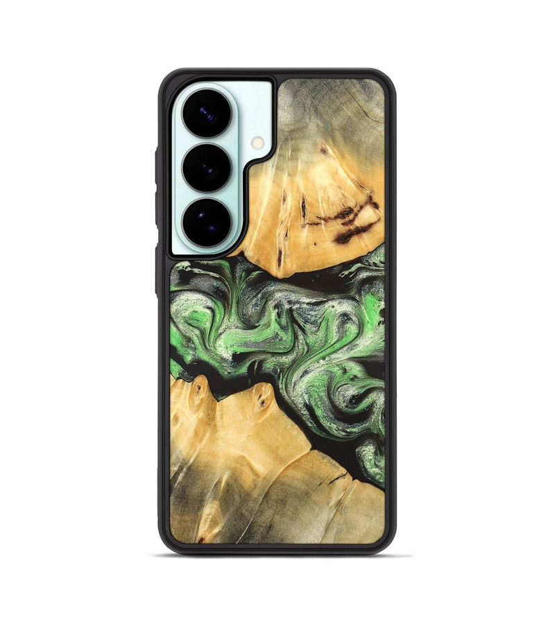 Galaxy S26 Wood Phone Case - Justina (Green, 824235)