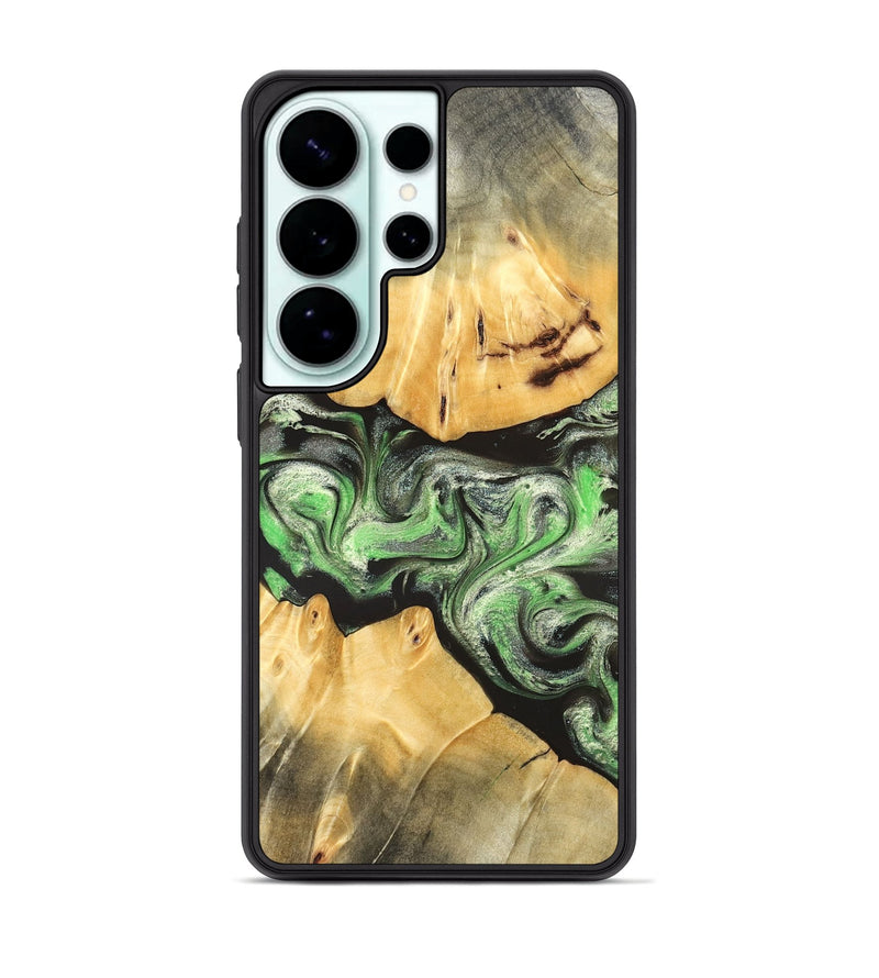 Galaxy S26 Ultra Wood Phone Case - Justina (Green, 824235)