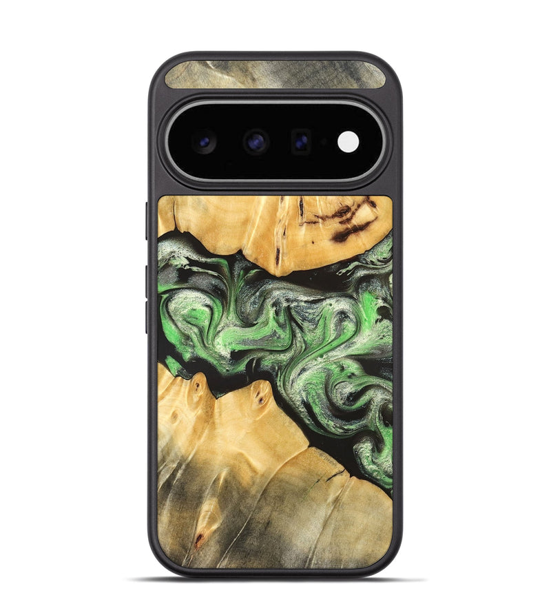 Pixel 11 Wood Phone Case - Justina (Green, 824235)