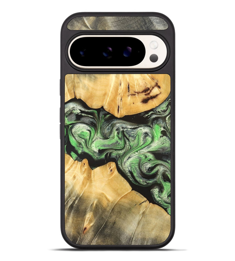 Pixel 9 Pro XL Wood Phone Case - Justina (Green, 824235)