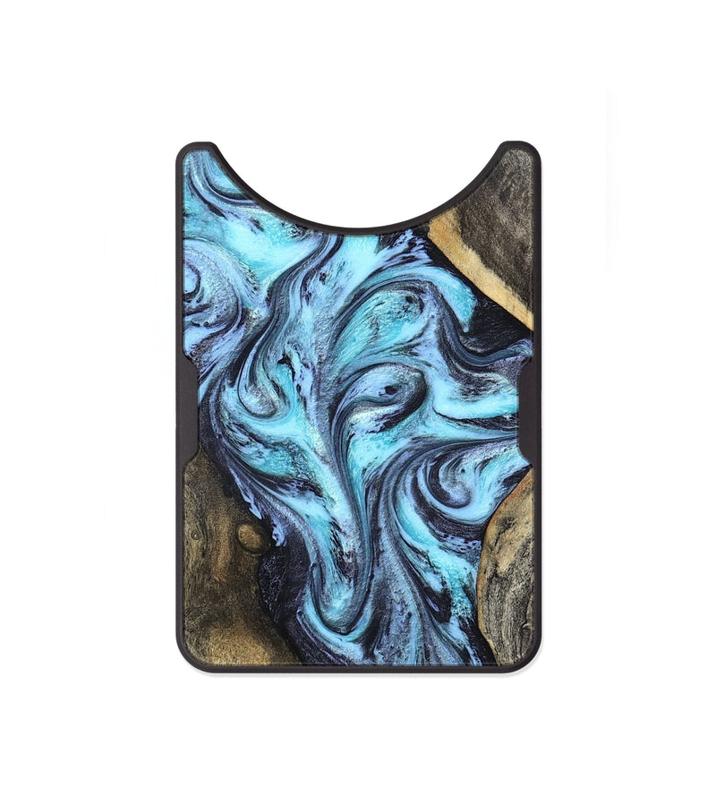 Alloy Wood Wallet - Mervin (Blue, 824236)