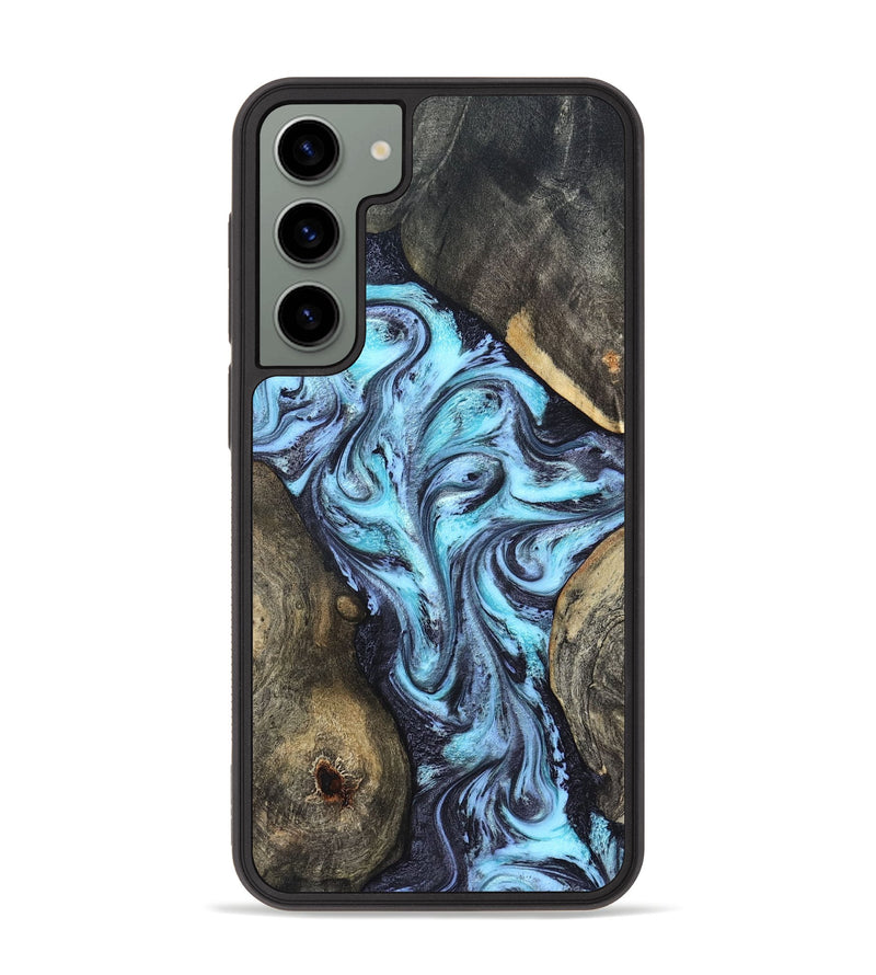 Galaxy S23 Plus Wood Phone Case - Mervin (Blue, 824236)