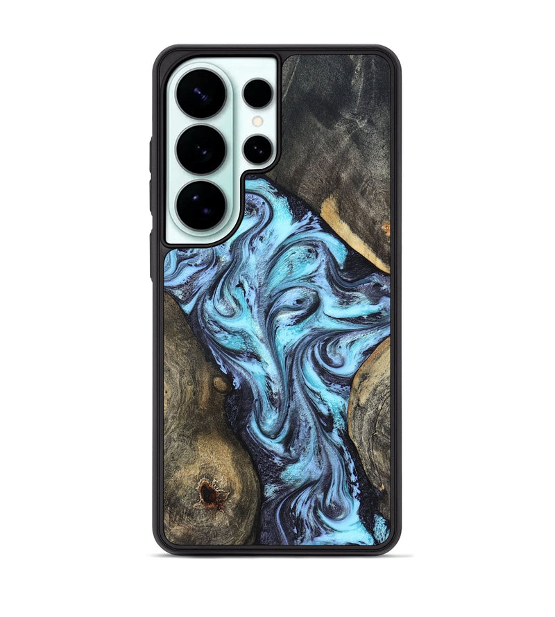 Galaxy S26 Ultra Wood Phone Case - Mervin (Blue, 824236)