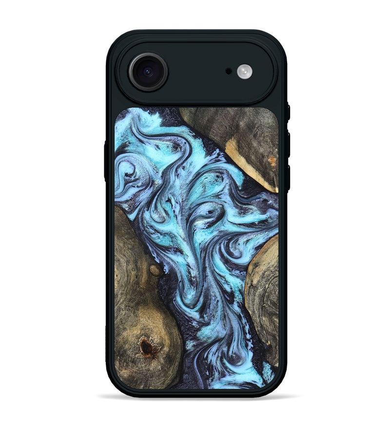 iPhone 17 Air Wood Phone Case - Mervin (Blue, 824236)