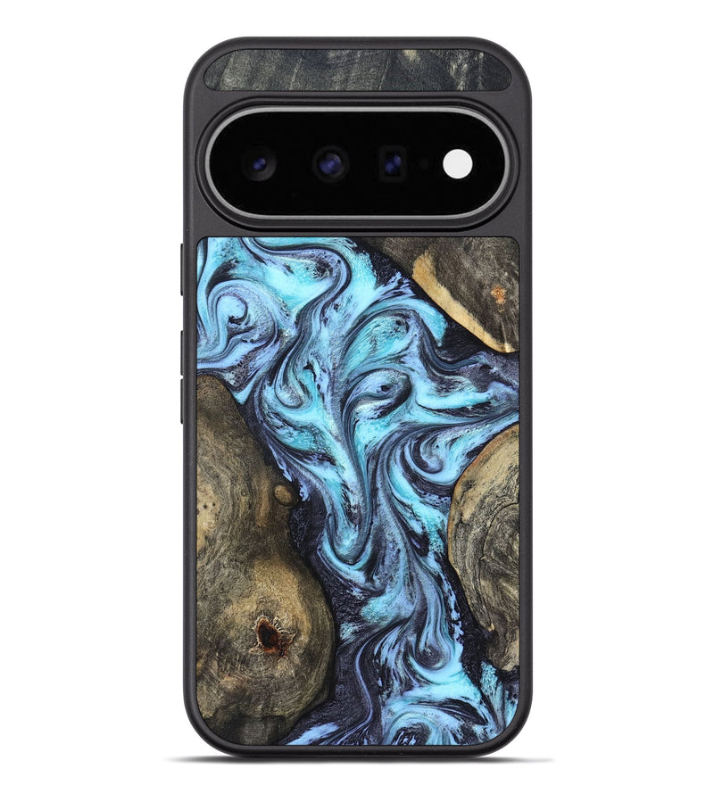 Pixel 11 Pro XL Wood Phone Case - Mervin (Blue, 824236)