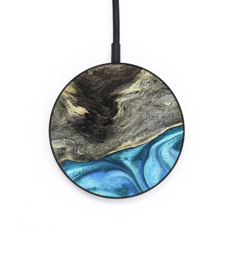 Circle Wood Wireless Charger - Dick (Blue, 824237)
