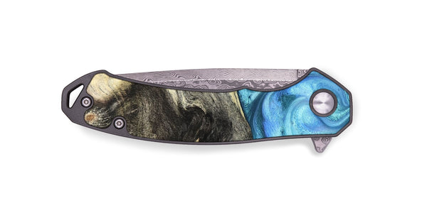 EDC Wood Pocket Knife - Dick (Blue, 824237)