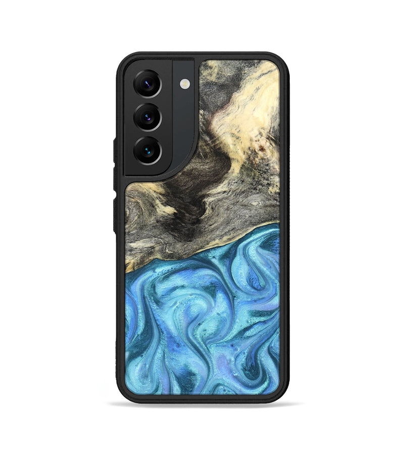 Galaxy S22 Wood Phone Case - Dick (Blue, 824237)
