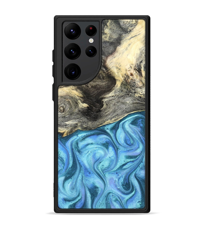Galaxy S22 Ultra Wood Phone Case - Dick (Blue, 824237)