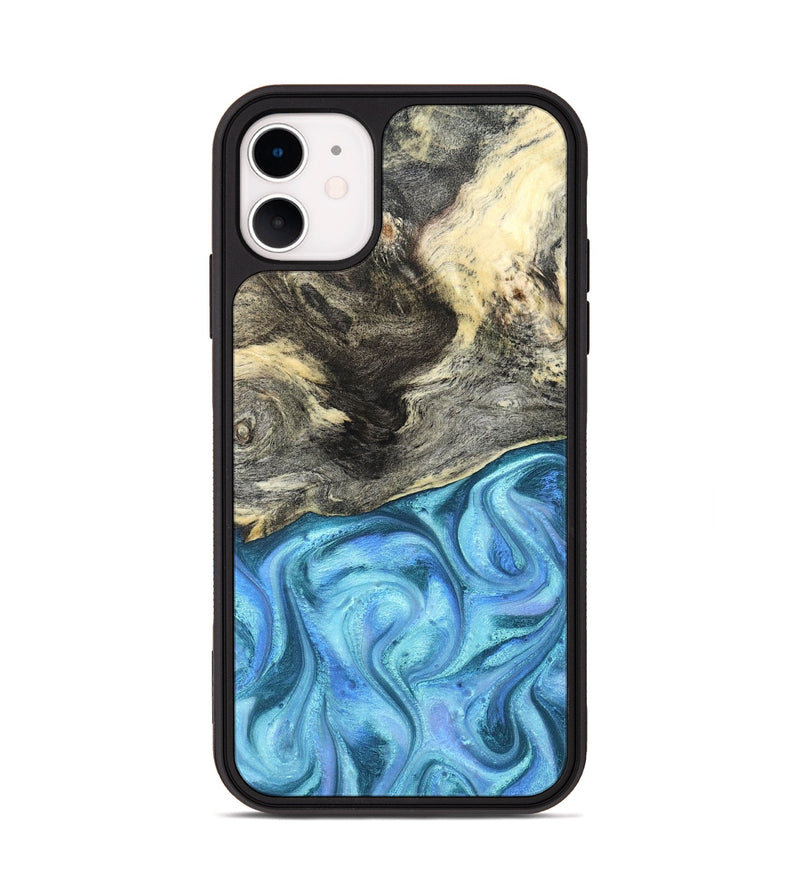 iPhone 11 Wood Phone Case - Dick (Blue, 824237)