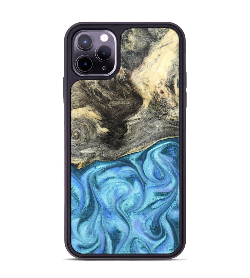 iPhone 11 Pro Max Wood Phone Case - Dick (Blue, 824237)