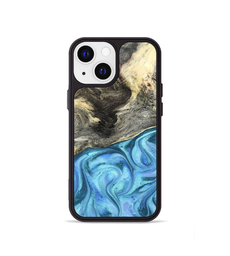 iPhone 13 mini Wood Phone Case - Dick (Blue, 824237)