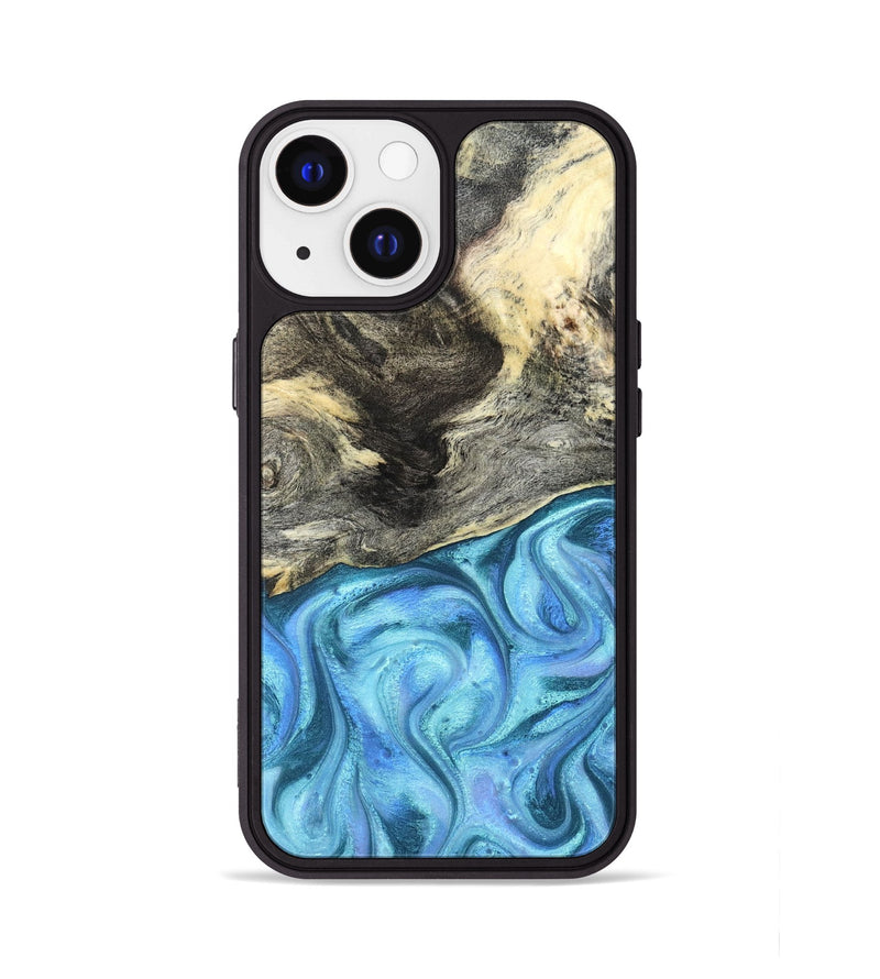 iPhone 13 Wood Phone Case - Dick (Blue, 824237)