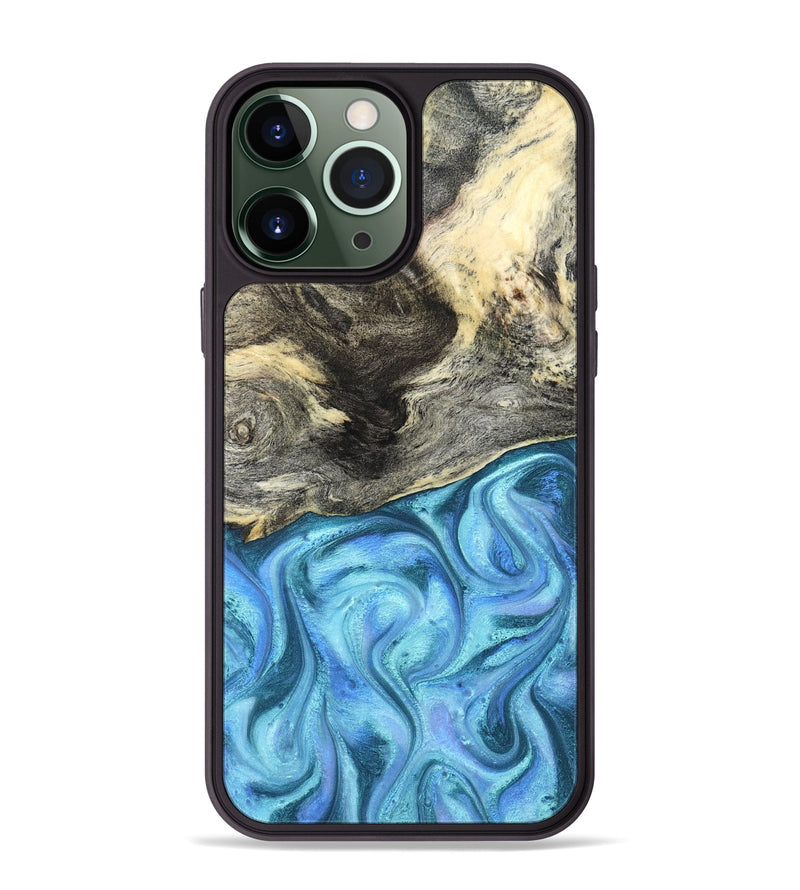 iPhone 13 Pro Max Wood Phone Case - Dick (Blue, 824237)