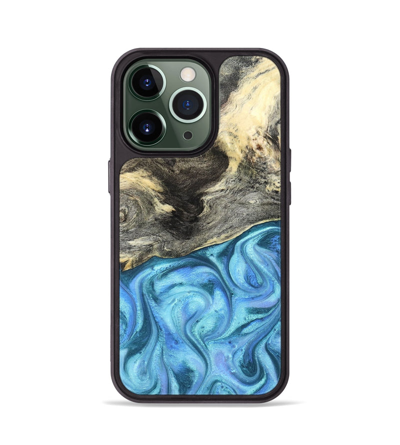 iPhone 13 Pro Wood Phone Case - Dick (Blue, 824237)