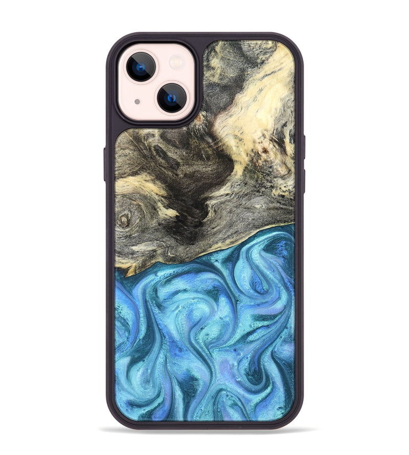 iPhone 14 Plus Wood Phone Case - Dick (Blue, 824237)