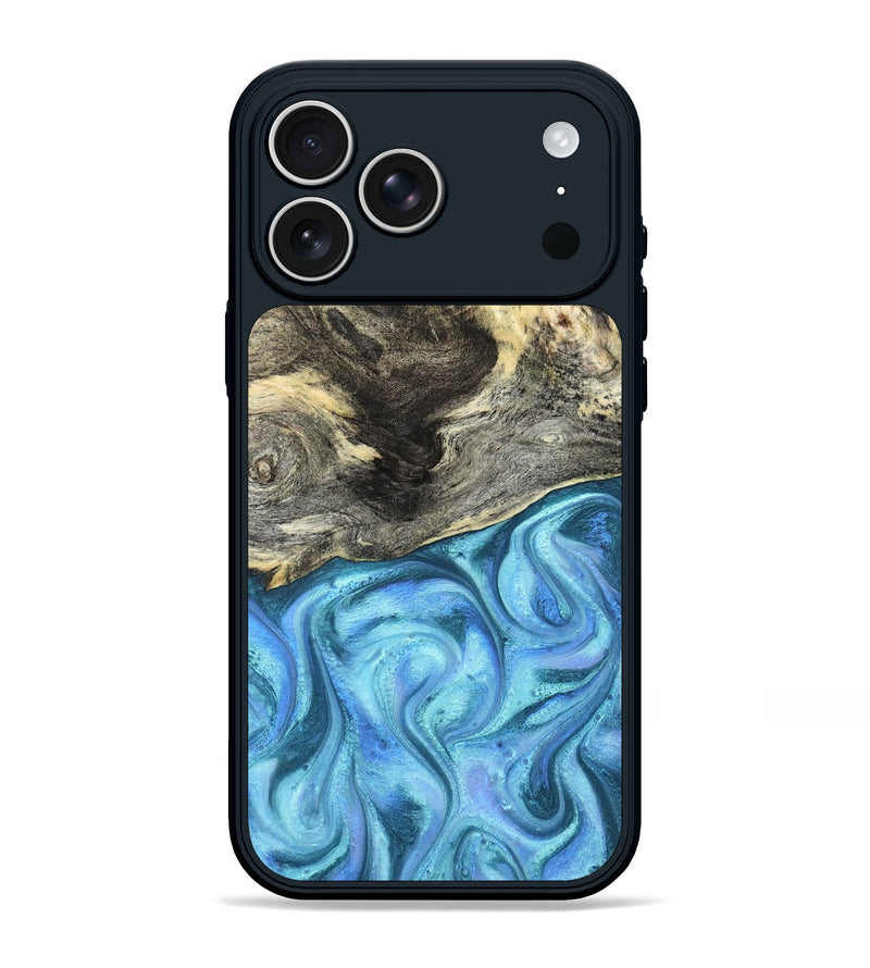 iPhone 17 Pro Max Wood Phone Case - Dick (Blue, 824237)