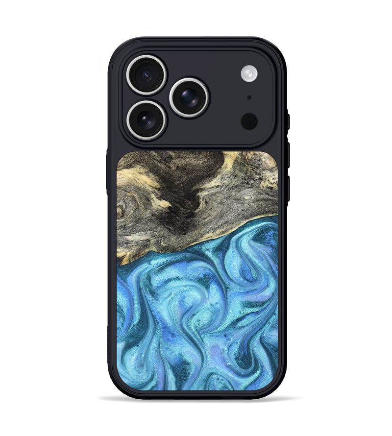 iPhone 17 Pro Wood Phone Case - Dick (Blue, 824237)