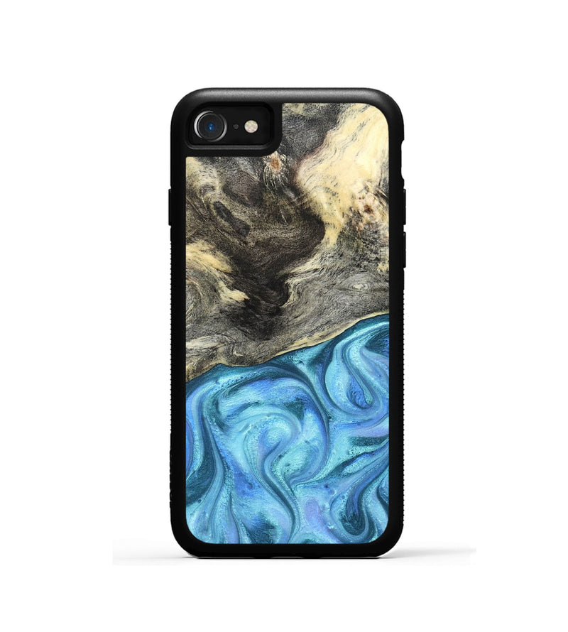 iPhone SE Wood Phone Case - Dick (Blue, 824237)