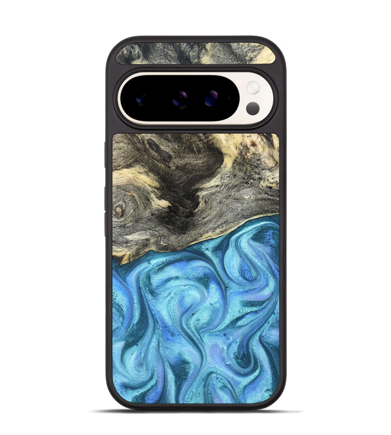 Pixel 9 Wood Phone Case - Dick (Blue, 824237)