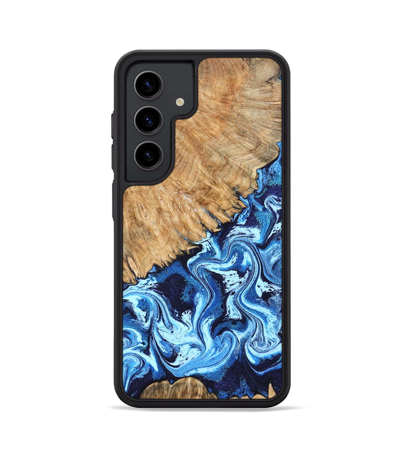 Galaxy S24 Wood Phone Case - Caspian (Blue, 824238)