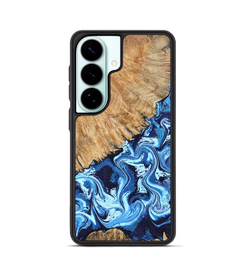 Galaxy S26 Wood Phone Case - Caspian (Blue, 824238)