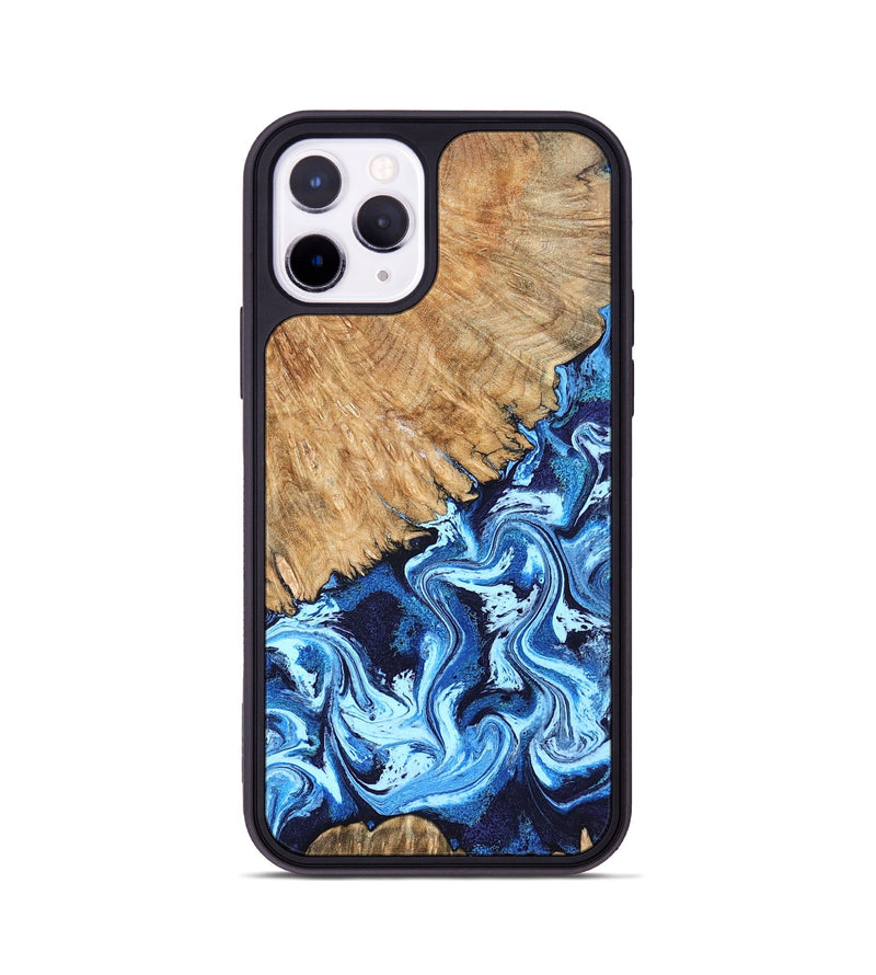 iPhone 11 Pro Wood Phone Case - Caspian (Blue, 824238)