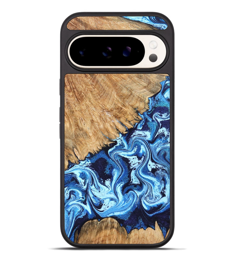 Pixel 9 Pro XL Wood Phone Case - Caspian (Blue, 824238)