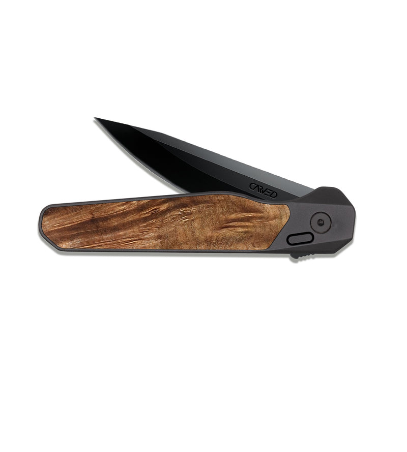 EDC Dark Slate Wood Pocket Knife - Margery (Blue, 824240)