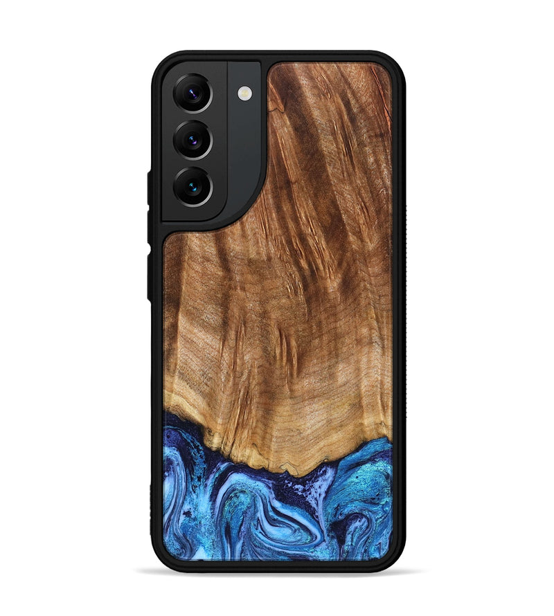Galaxy S22 Plus Wood Phone Case - Margery (Blue, 824240)
