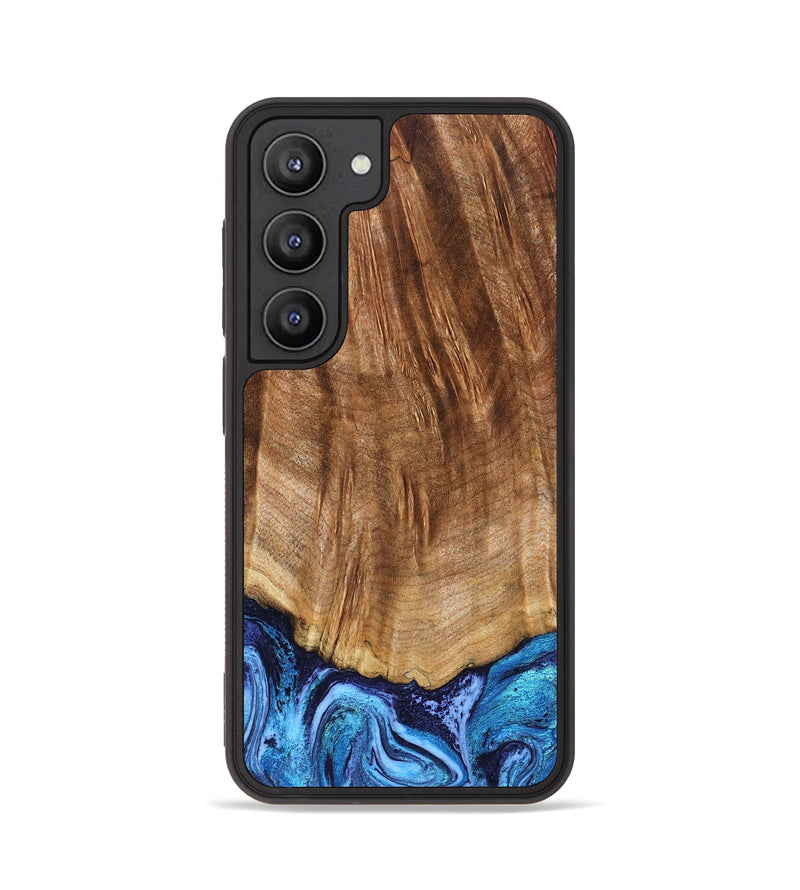 Galaxy S23 Wood Phone Case - Margery (Blue, 824240)