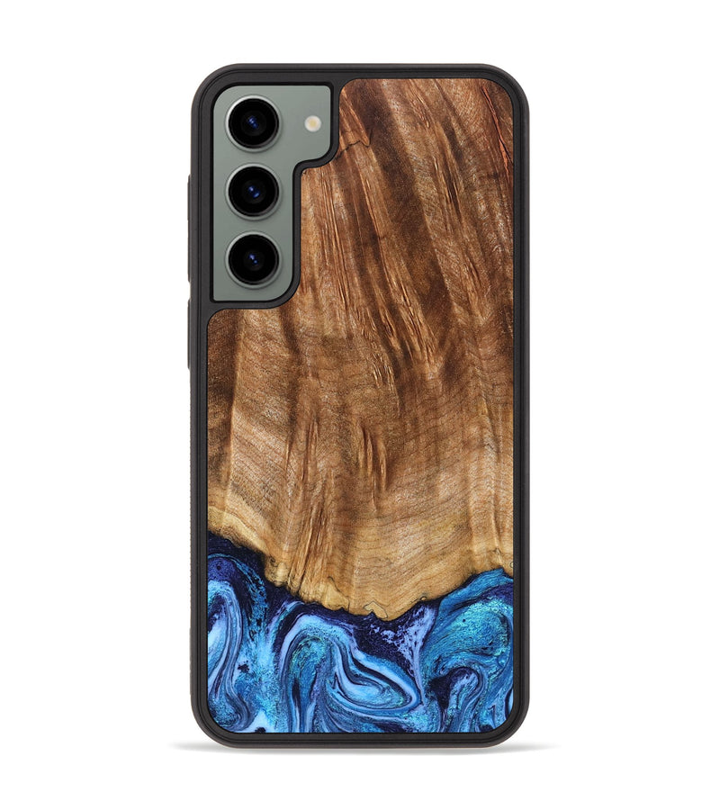 Galaxy S23 Plus Wood Phone Case - Margery (Blue, 824240)