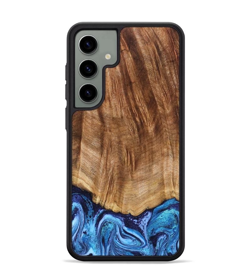 Galaxy S24 Plus Wood Phone Case - Margery (Blue, 824240)