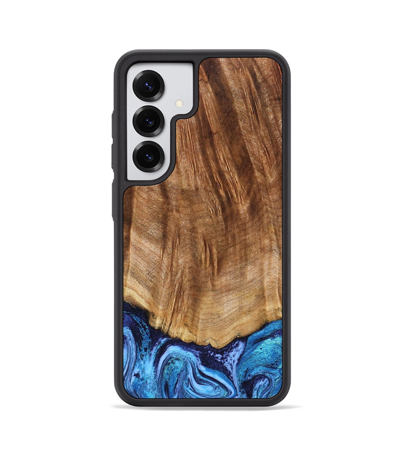 Galaxy S25 Wood Phone Case - Margery (Blue, 824240)