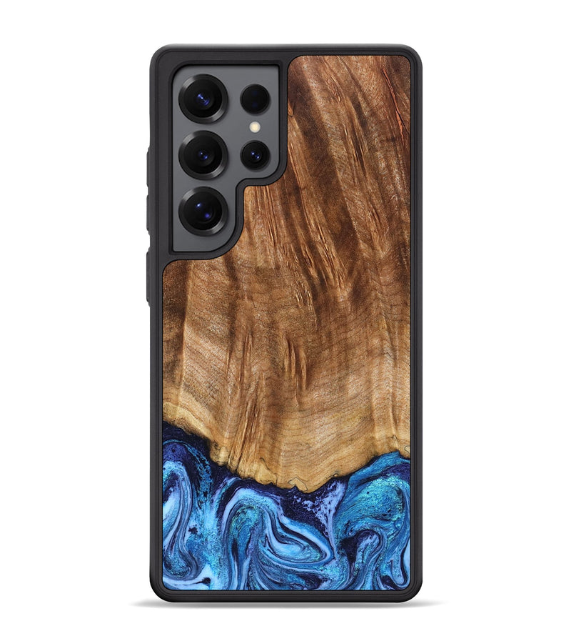 Galaxy S25 Ultra Wood Phone Case - Margery (Blue, 824240)