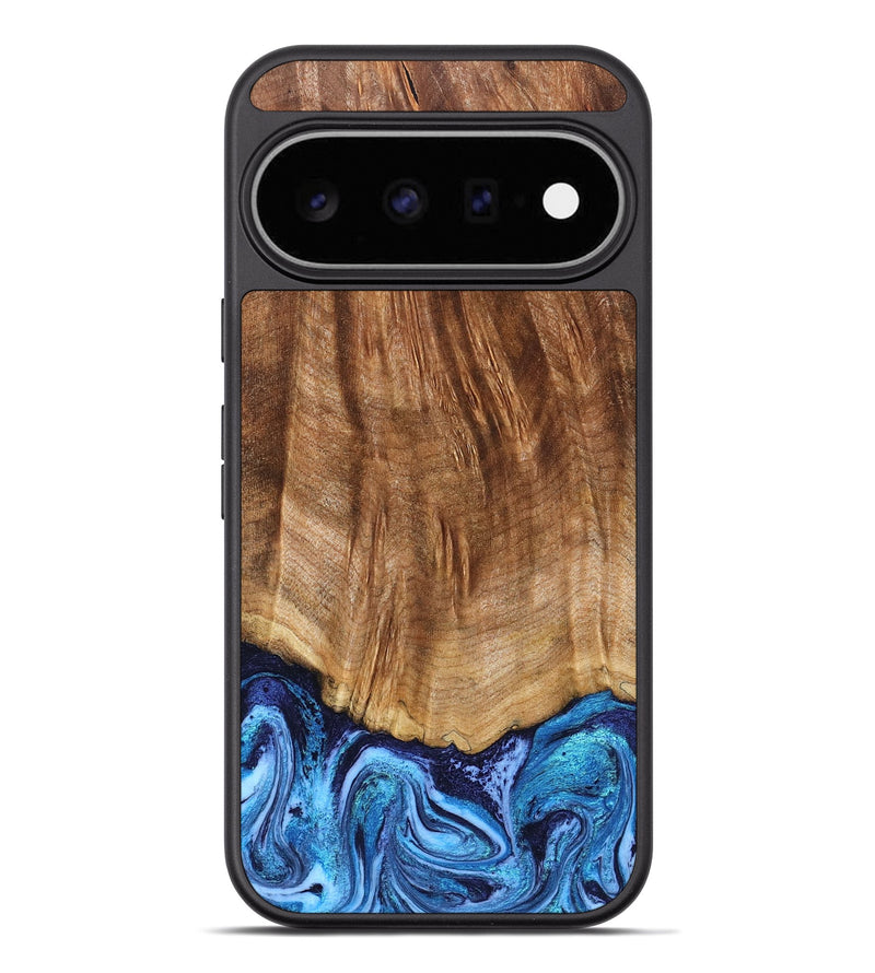 Pixel 11 Pro XL Wood Phone Case - Margery (Blue, 824240)