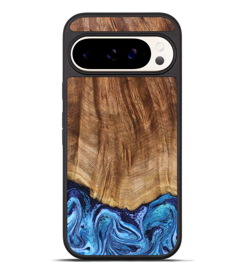 Pixel 9 Pro XL Wood Phone Case - Margery (Blue, 824240)