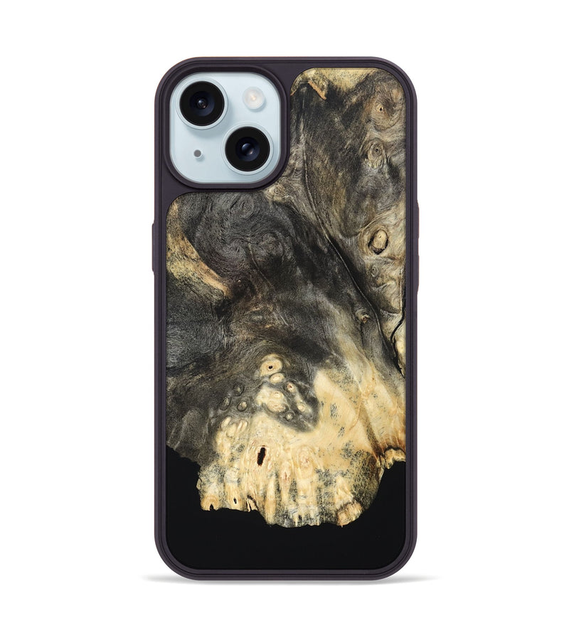 iPhone 15 Wood Phone Case - Neveah (Wood Burl, 824248)