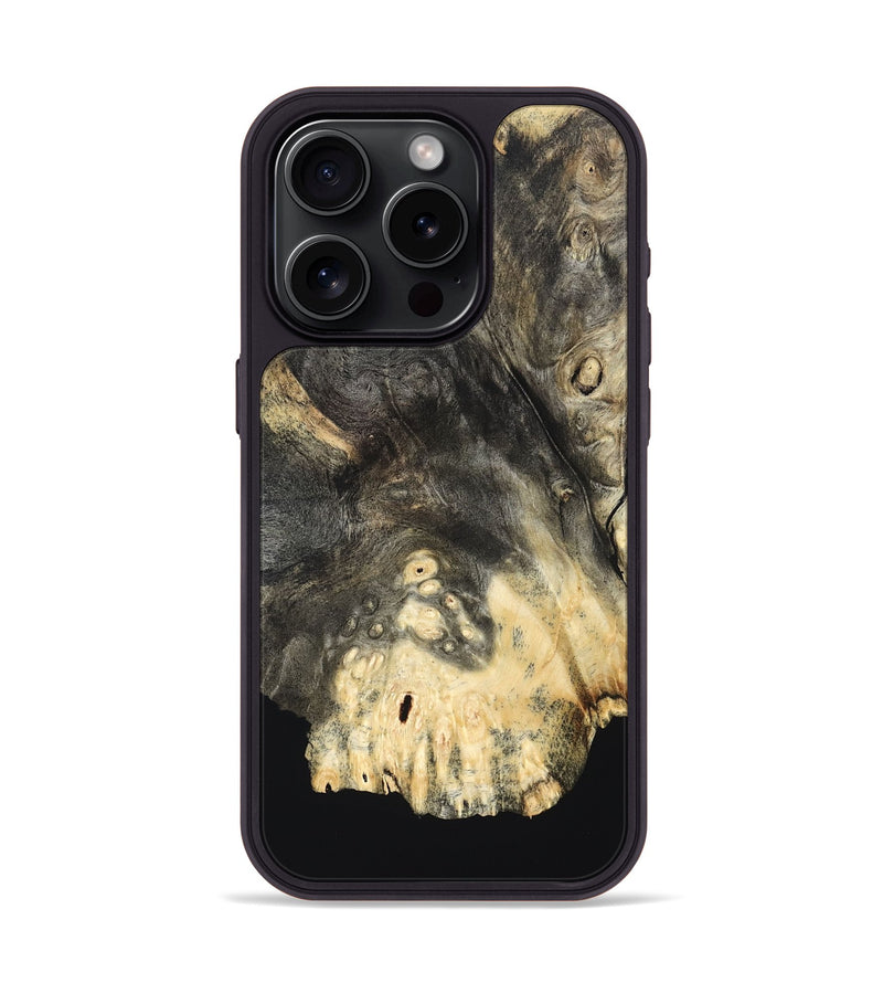 iPhone 15 Pro Wood Phone Case - Neveah (Wood Burl, 824248)
