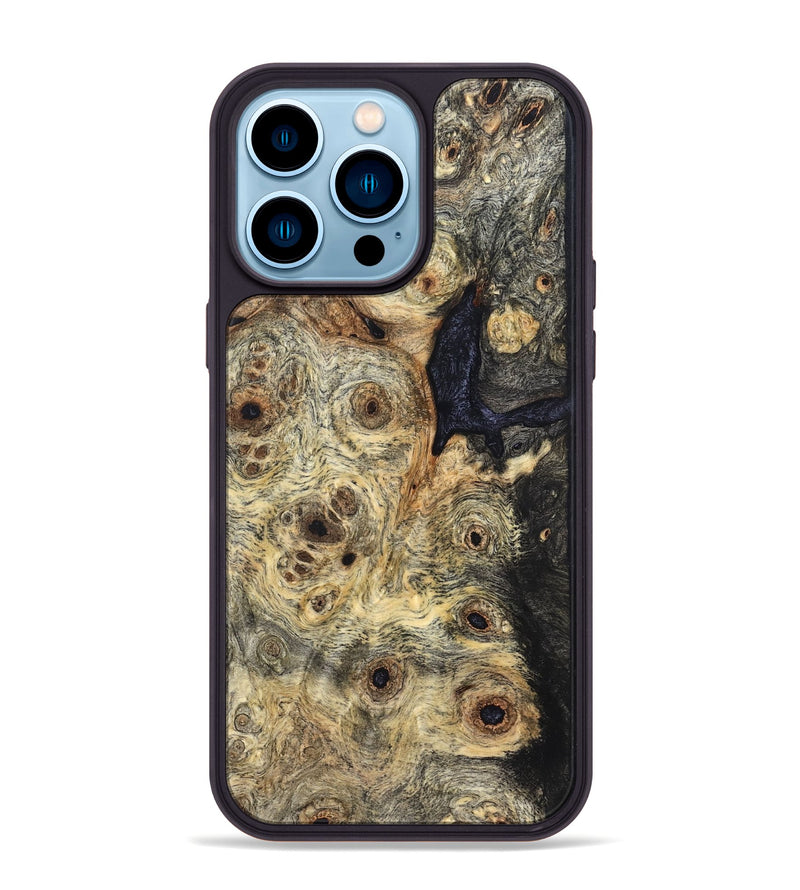iPhone 14 Pro Max Wood Phone Case - Carlene (Wood Burl, 824251)